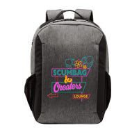 Retro Scumbag And Cheater Lounge Neon Sign Vector Backpack