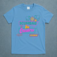 Retro Scumbag And Cheater Lounge Neon Sign T-Shirt