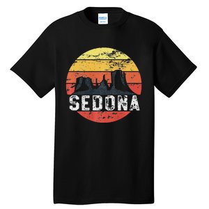 Retro Sedona Arizona Family Vacation Red Rocks Gift Tall T-Shirt