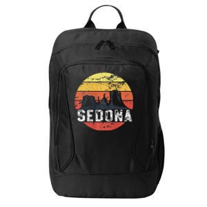 Retro Sedona Arizona Family Vacation Red Rocks Gift City Backpack