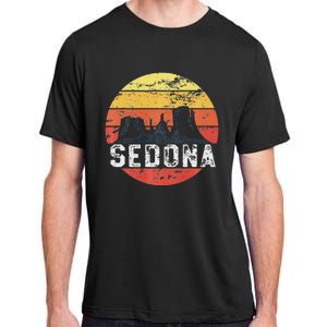 Retro Sedona Arizona Family Vacation Red Rocks Gift Adult ChromaSoft Performance T-Shirt