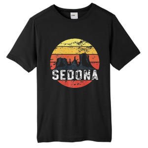 Retro Sedona Arizona Family Vacation Red Rocks Gift Tall Fusion ChromaSoft Performance T-Shirt