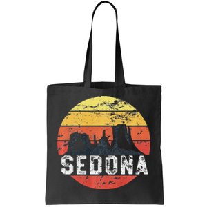 Retro Sedona Arizona Family Vacation Red Rocks Gift Tote Bag