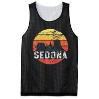 Retro Sedona Arizona Family Vacation Red Rocks Gift Mesh Reversible Basketball Jersey Tank