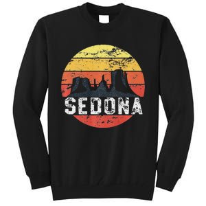 Retro Sedona Arizona Family Vacation Red Rocks Gift Tall Sweatshirt