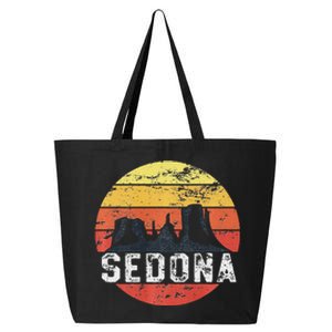 Retro Sedona Arizona Family Vacation Red Rocks Gift 25L Jumbo Tote