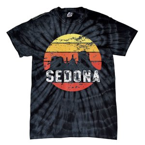 Retro Sedona Arizona Family Vacation Red Rocks Gift Tie-Dye T-Shirt