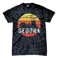 Retro Sedona Arizona Family Vacation Red Rocks Gift Tie-Dye T-Shirt