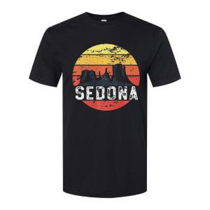 Retro Sedona Arizona Family Vacation Red Rocks Gift Softstyle CVC T-Shirt