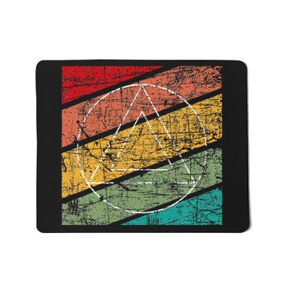 Retro Sobriety Anniversary Sober Aa Na Recovery Mousepad