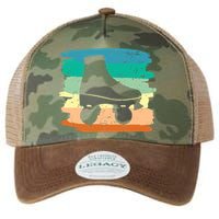 Roller Skating Art 80s Roller Derby Rollerskate Legacy Tie Dye Trucker Hat
