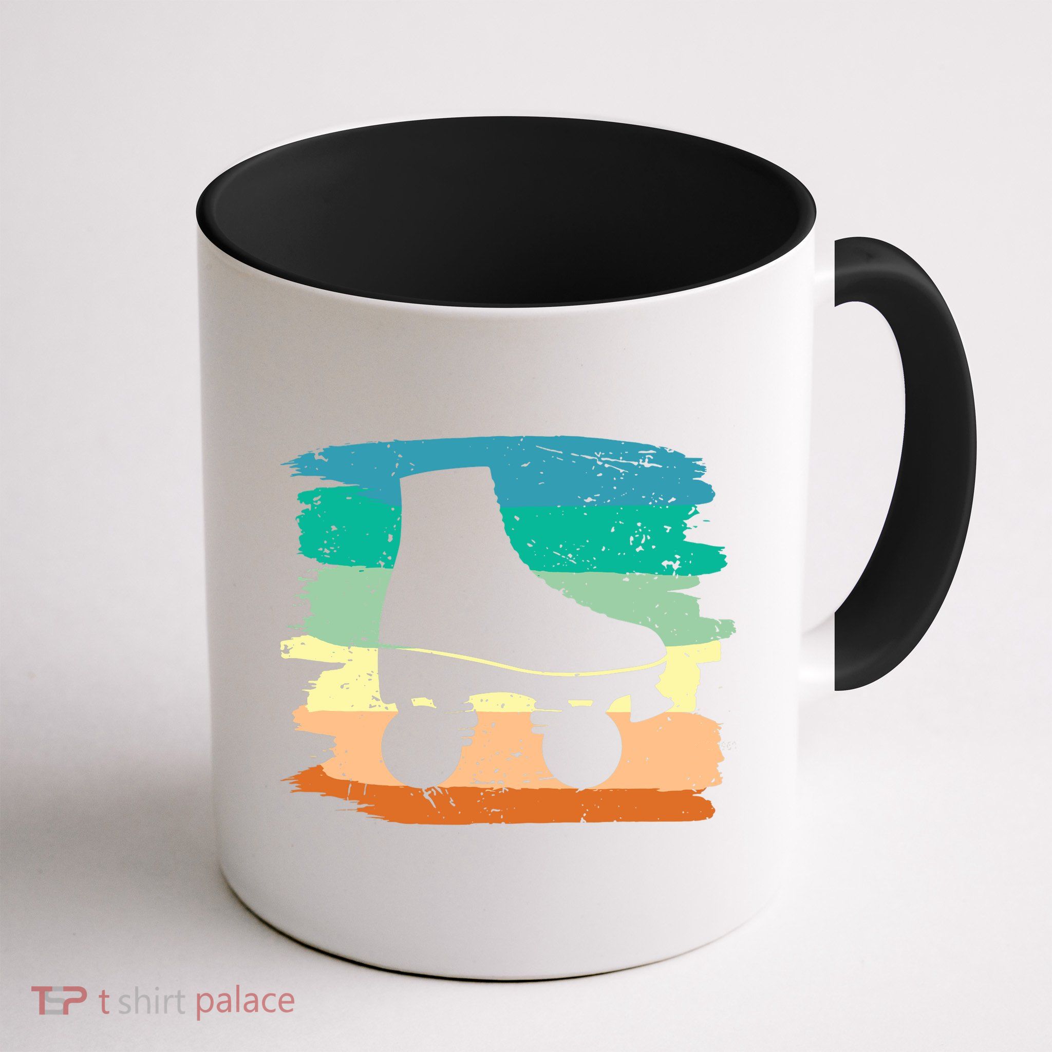 Roller Skating Art 80s Roller Derby Rollerskate Mug