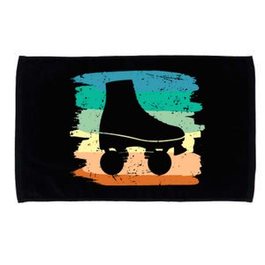 Roller Skating Art 80s Roller Derby Rollerskate Microfiber Hand Towel