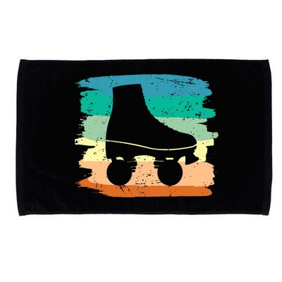 Roller Skating Art 80s Roller Derby Rollerskate Microfiber Hand Towel