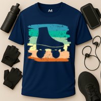 Roller Skating Art 80s Roller Derby Rollerskate Performance Shirt