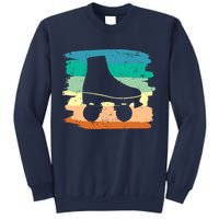 Roller Skating Art 80s Roller Derby Rollerskate Sweatshirt