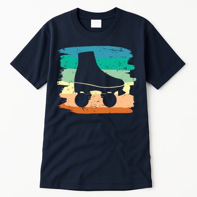Roller Skating Art 80s Roller Derby Rollerskate Tall T-Shirt