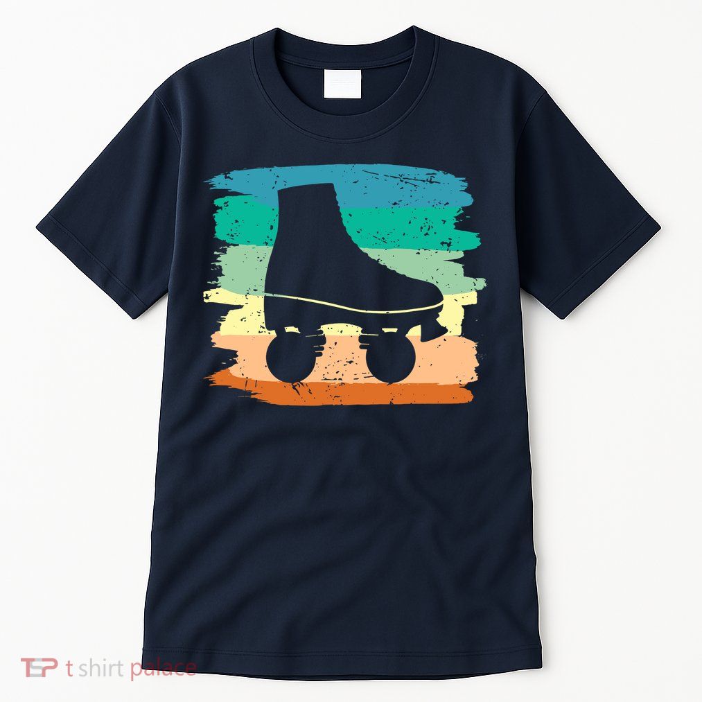 Roller Skating Art 80s Roller Derby Rollerskate Tall T-Shirt