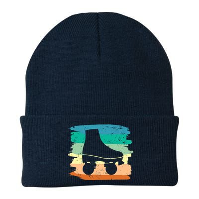 Roller Skating Art 80s Roller Derby Rollerskate Beanie