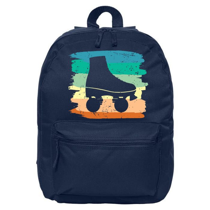 Roller Skating Art 80s Roller Derby Rollerskate 16 in Basic Backpack