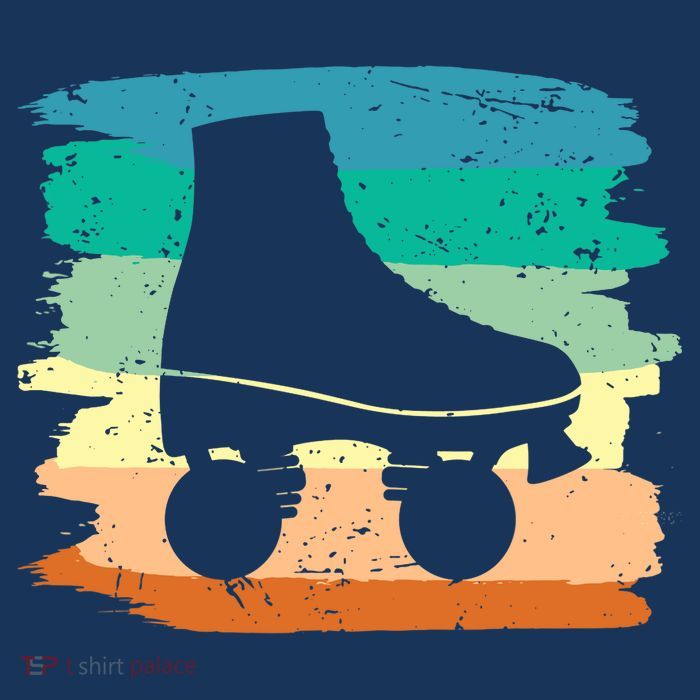 Roller Skating Art 80s Roller Derby Rollerskate Poster