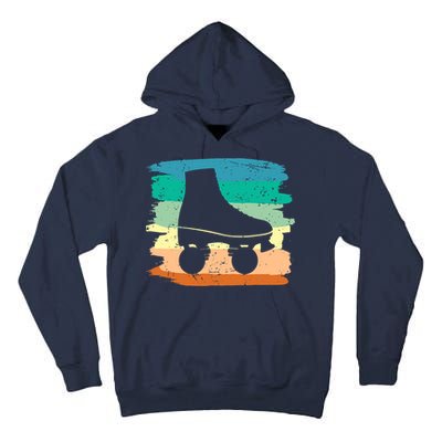 Roller Skating Art 80s Roller Derby Rollerskate Tall Hoodie