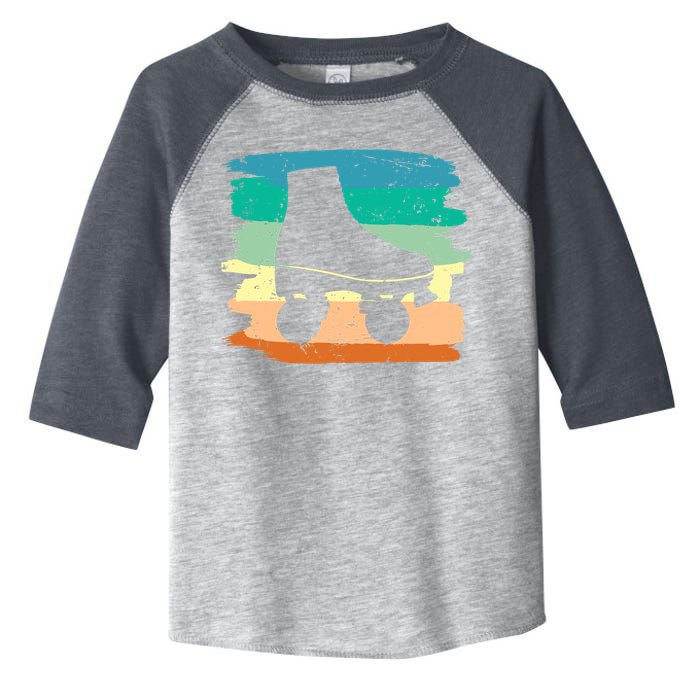 Roller Skating Art 80s Roller Derby Rollerskate Toddler Fine Jersey T-Shirt
