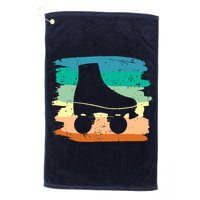 Roller Skating Art 80s Roller Derby Rollerskate Golf Towel