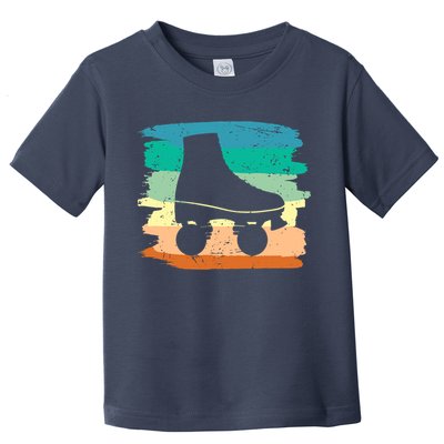Roller Skating Art 80s Roller Derby Rollerskate Toddler T-Shirt