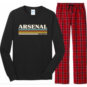 Retro Stripe Arsenal Long Sleeve Pajama Set