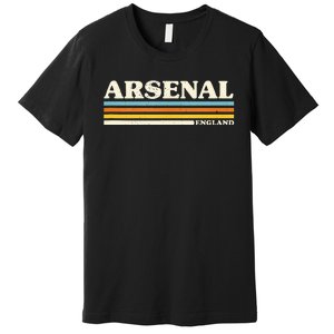 Retro Stripe Arsenal Premium T-Shirt