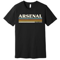 Retro Stripe Arsenal Premium T-Shirt