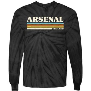 Retro Stripe Arsenal Tie-Dye Long Sleeve Shirt