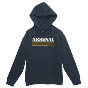 Retro Stripe Arsenal Urban Pullover Hoodie