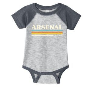 Retro Stripe Arsenal Infant Baby Jersey Bodysuit