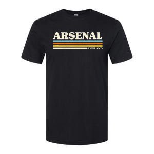 Retro Stripe Arsenal Softstyle CVC T-Shirt