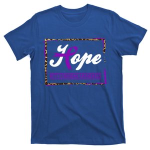 Rett Syndrome Awareness Hope Warrior Support Purple Ribbon Cute Gift T-Shirt