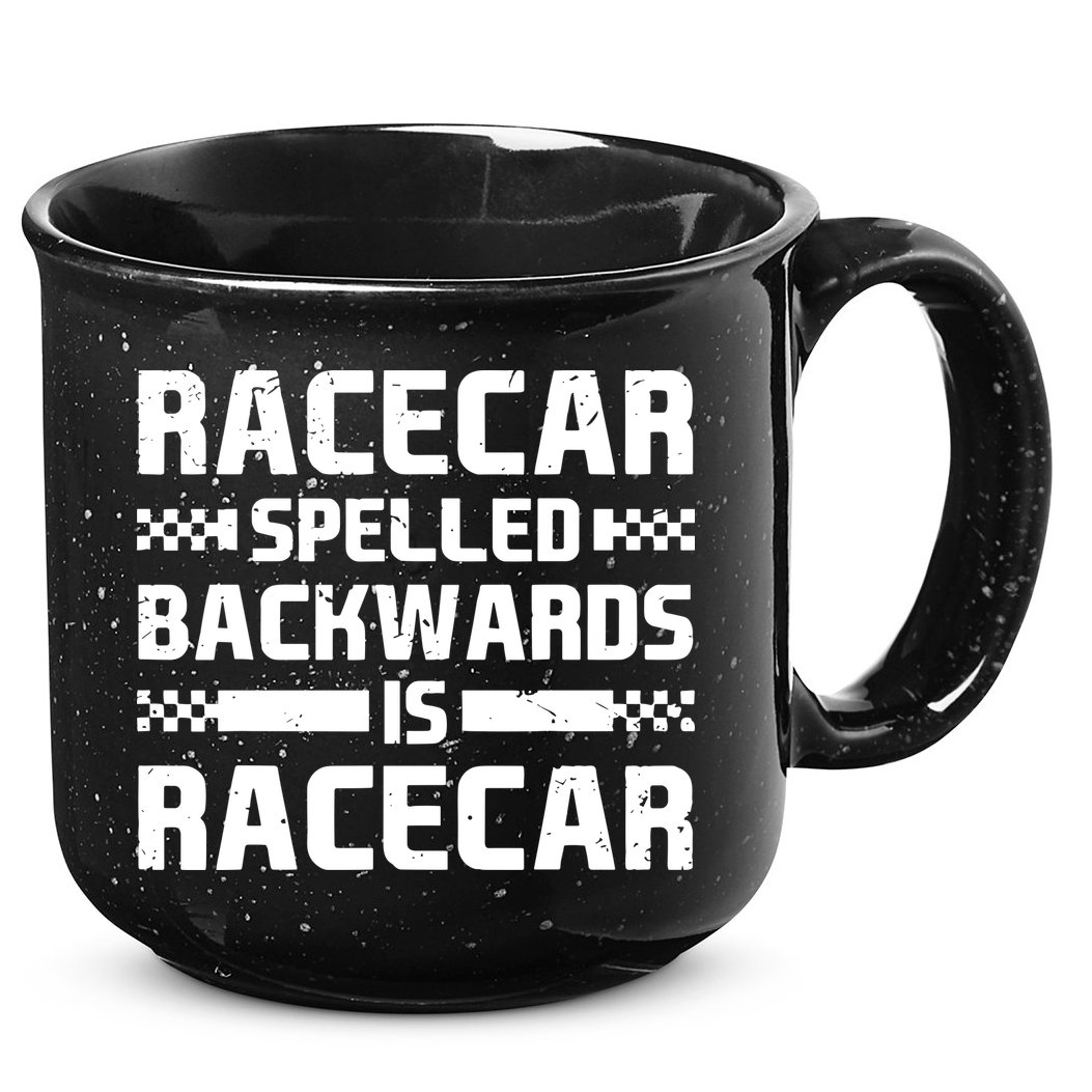 Racecar Spelled Backwards Is Racecar 15oz Campfire Ceramic Mug