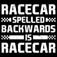 Racecar Spelled Backwards Is Racecar Wool Snapback Cap