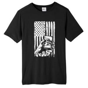 Retro Scotch Bourbon Whisky 4th of July Tall Fusion ChromaSoft Performance T-Shirt