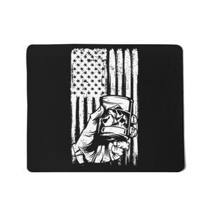 Retro Scotch Bourbon Whisky 4th of July Mousepad