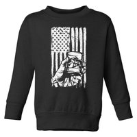 Retro Scotch Bourbon Whisky 4th of July Toddler Sweatshirt