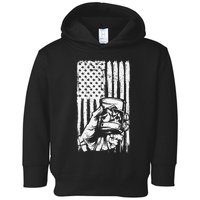 Retro Scotch Bourbon Whisky 4th of July Toddler Hoodie