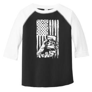 Retro Scotch Bourbon Whisky 4th of July Toddler Fine Jersey T-Shirt