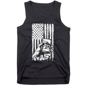 Retro Scotch Bourbon Whisky 4th of July Tank Top