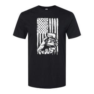 Retro Scotch Bourbon Whisky 4th of July Softstyle CVC T-Shirt