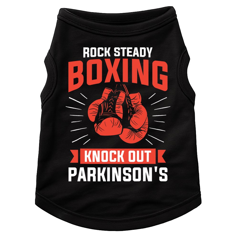 Rock Steady Boxing Knock Out Parkinson's Boxer Doggie Tank