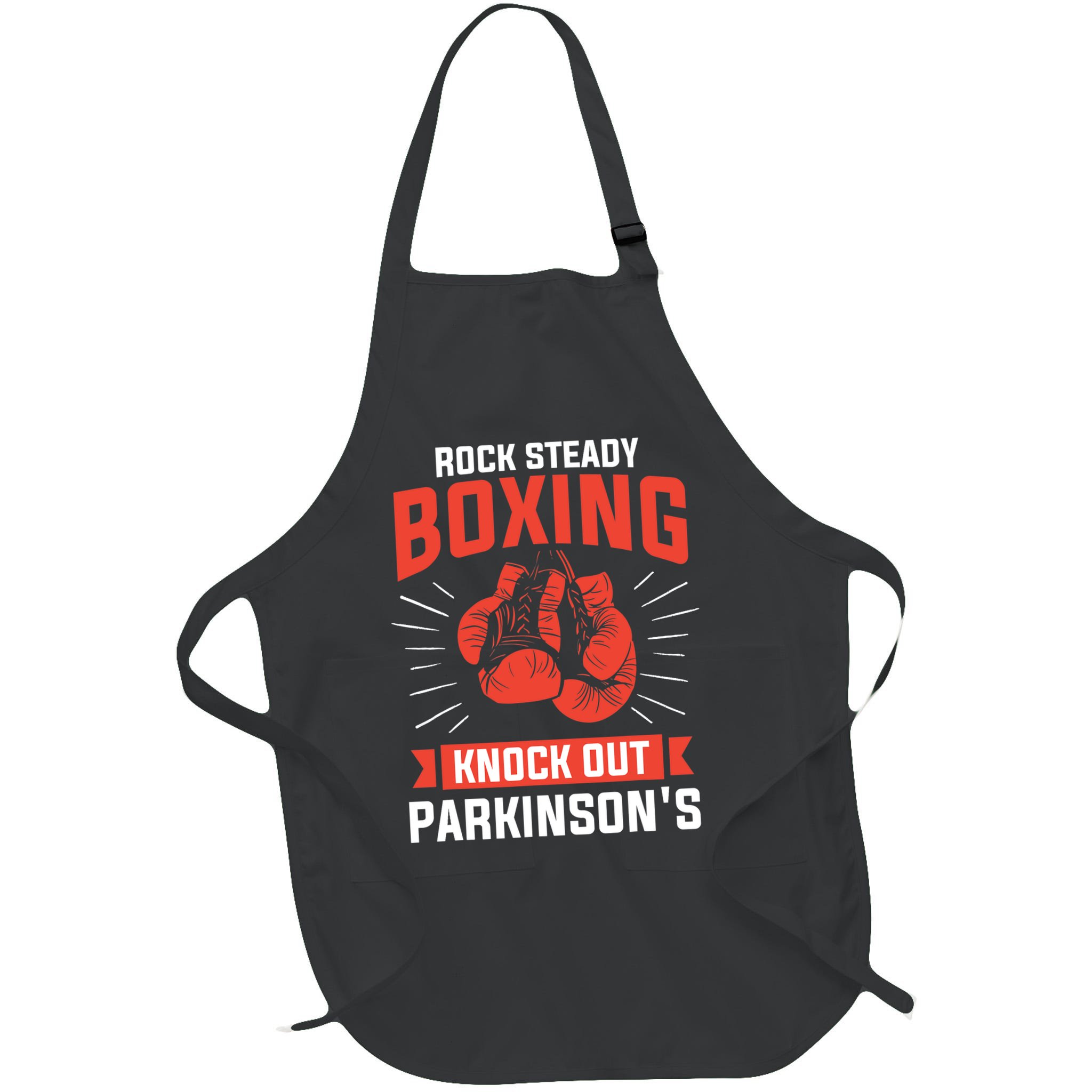 Rock Steady Boxing Knock Out Parkinson's Boxer Apron