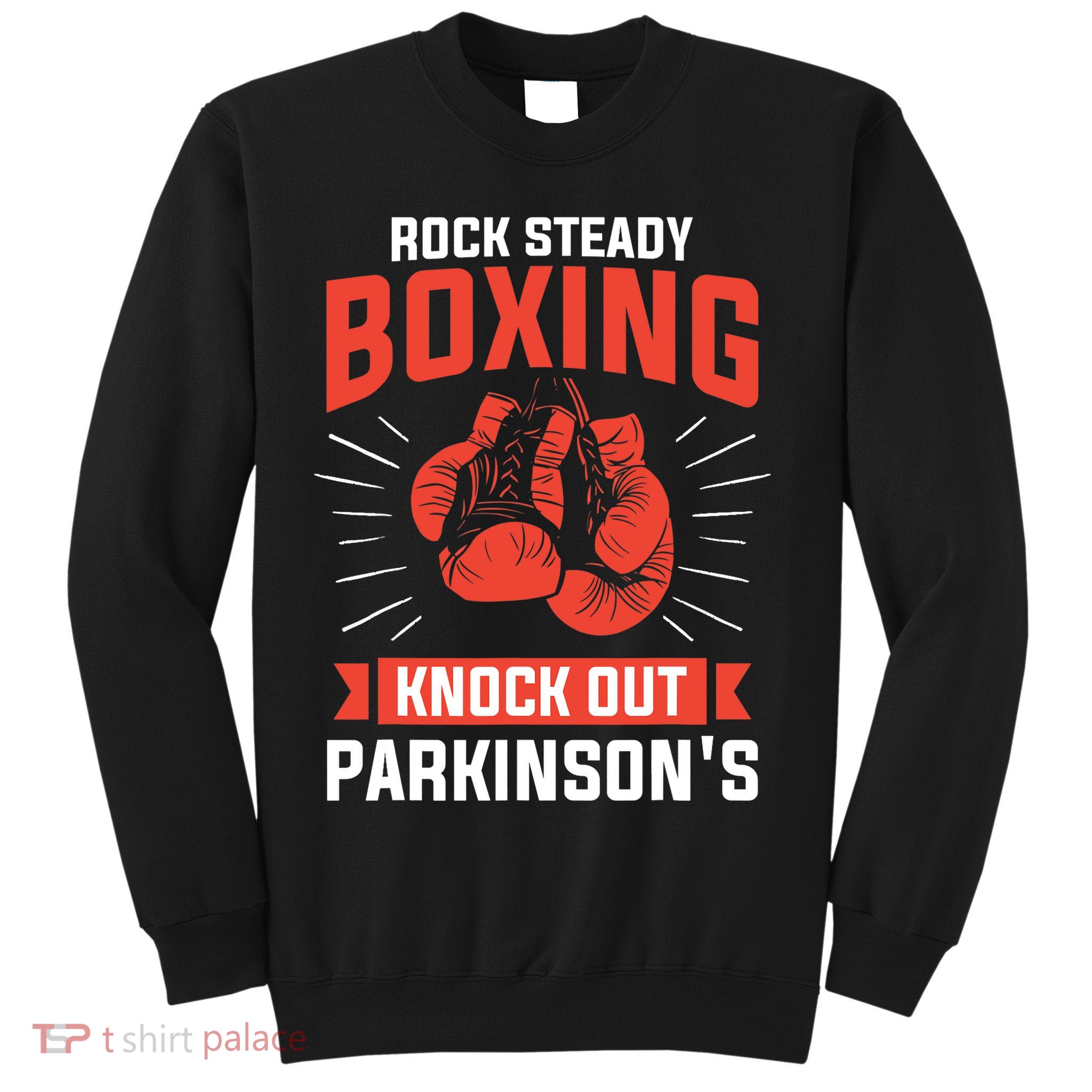 Rock Steady Boxing Knock Out Parkinson's Boxer Sweatshirt