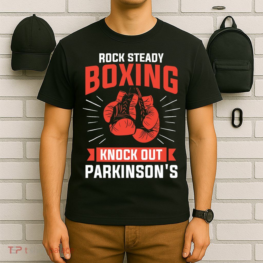 Rock Steady Boxing Knock Out Parkinson's Boxer T-Shirt